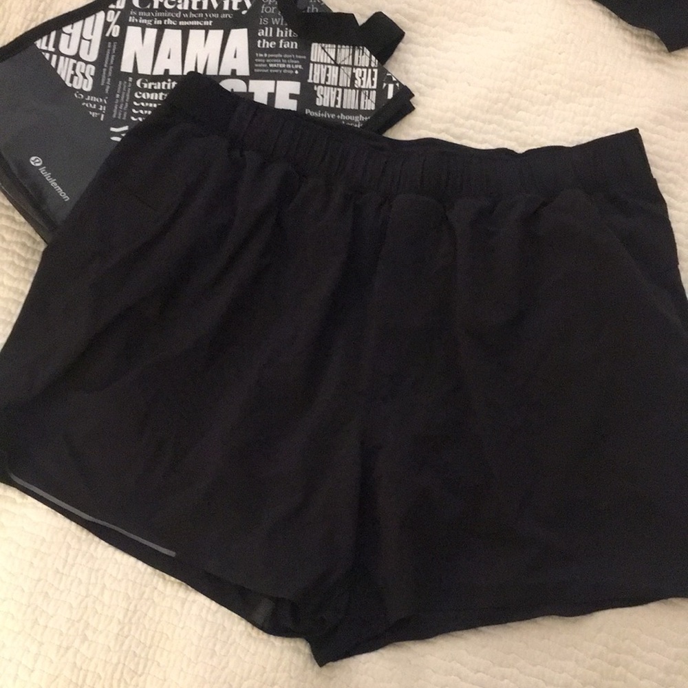 Men’s Lululemon surge short 4in black large